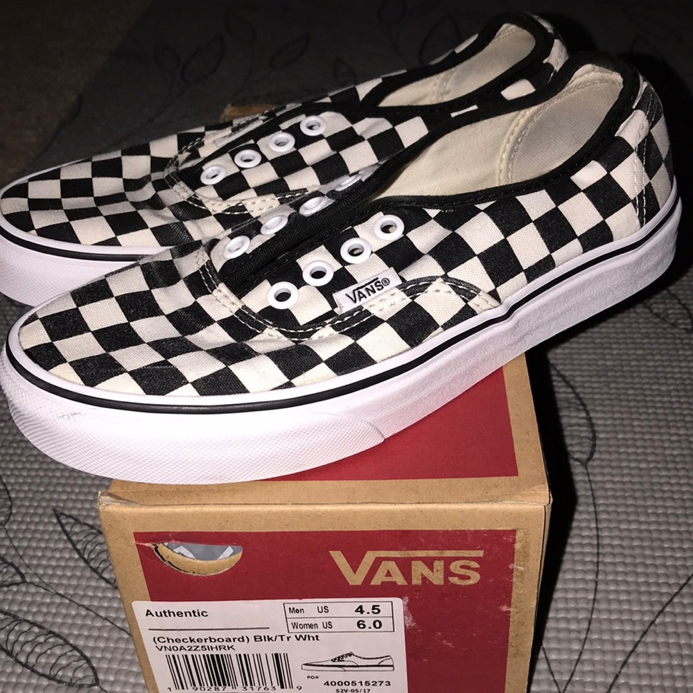 Checkered vans